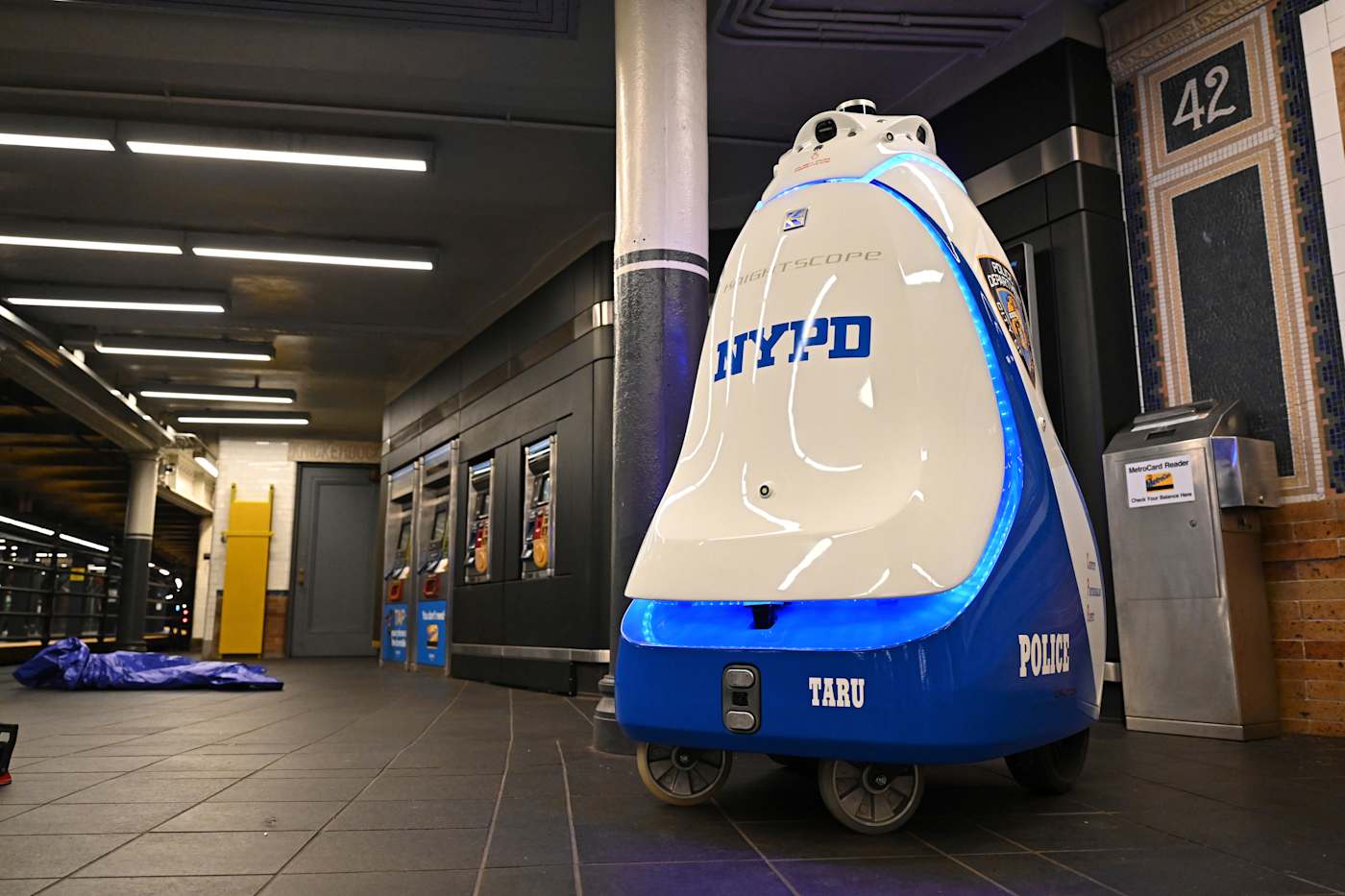 NYC ends trial run of Times Square subway's security robot