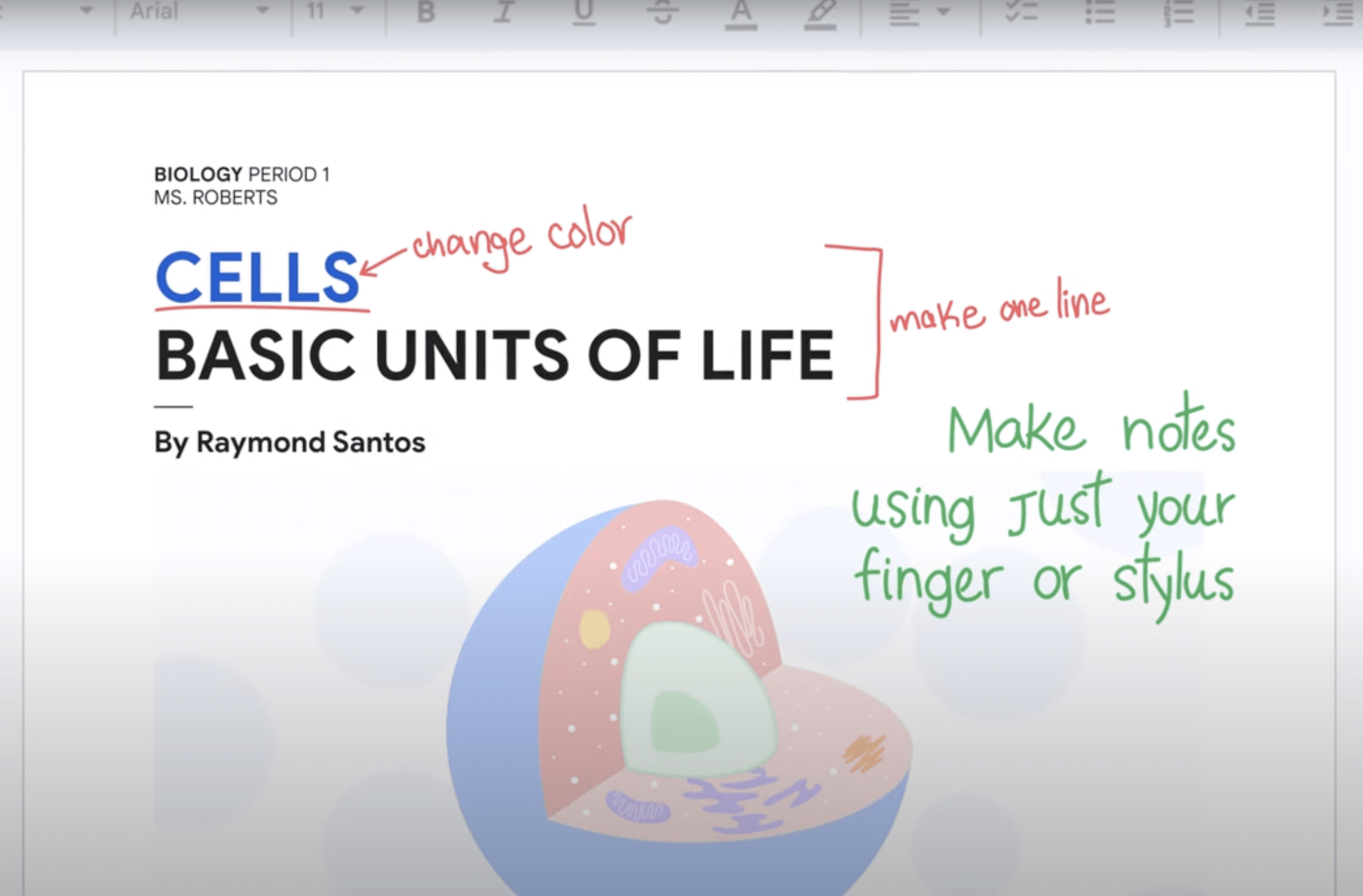 You can now mark up your Google Docs with handwritten notes on Android devices
