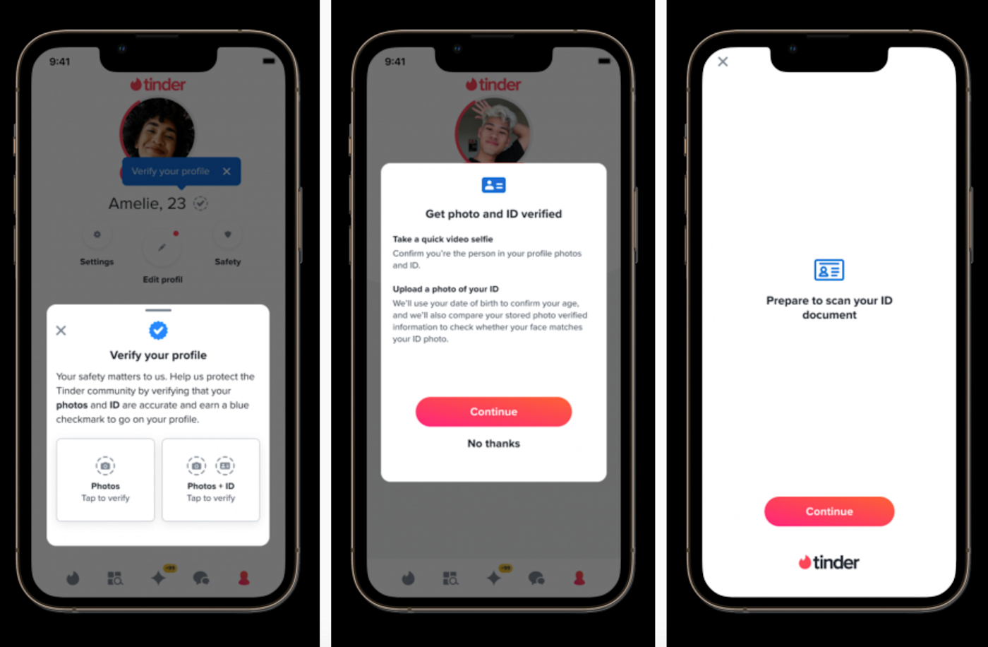 Tinder is bringing its advanced ID verification system to the US and UK