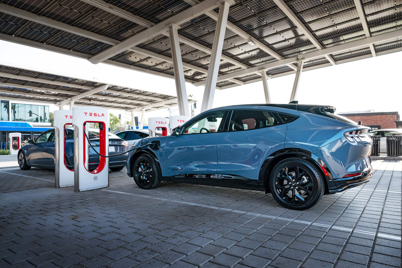 Ford EV owners can now use Tesla Superchargers in the US and Canada