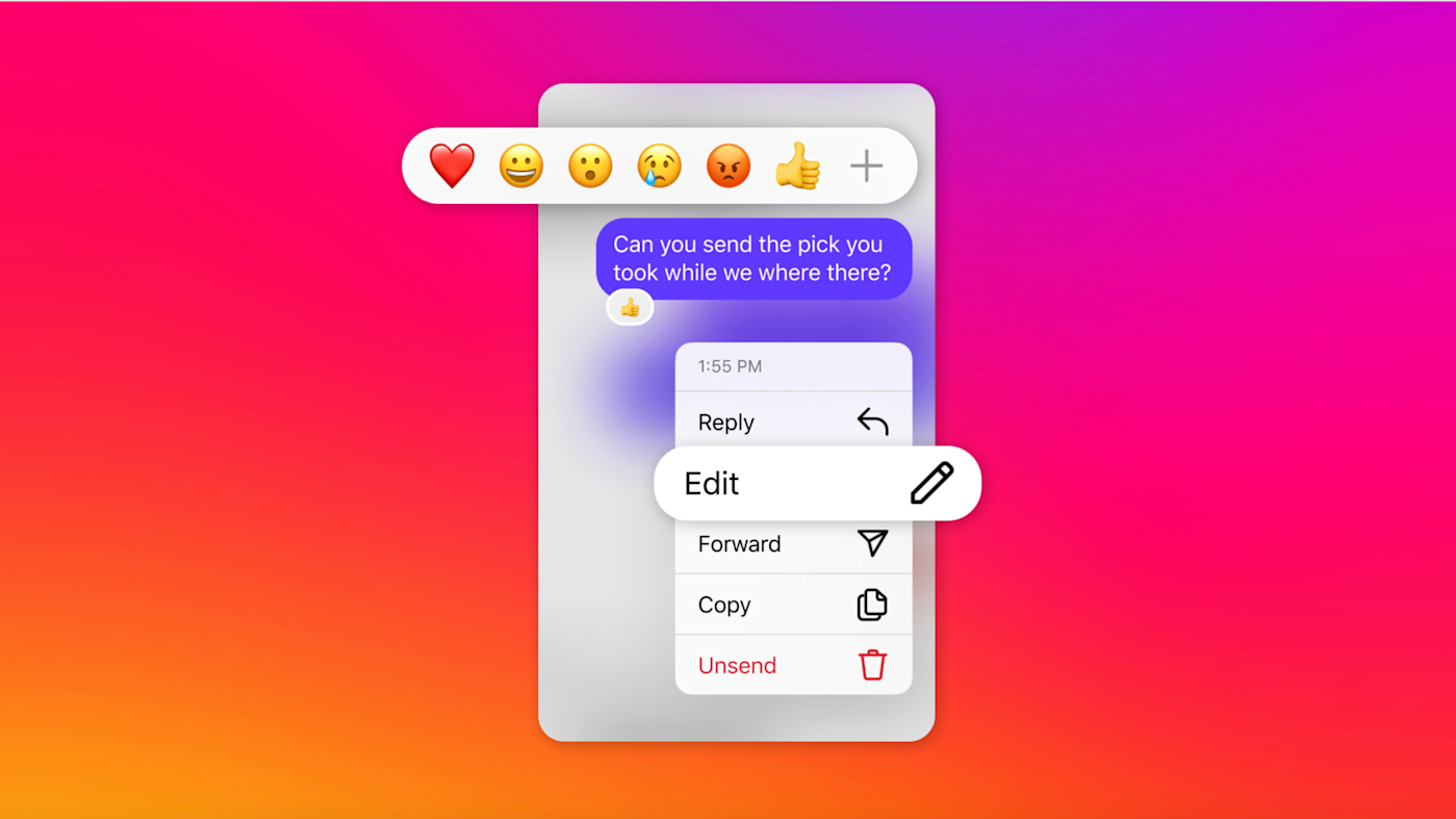 Instagram finally lets you edit DMs