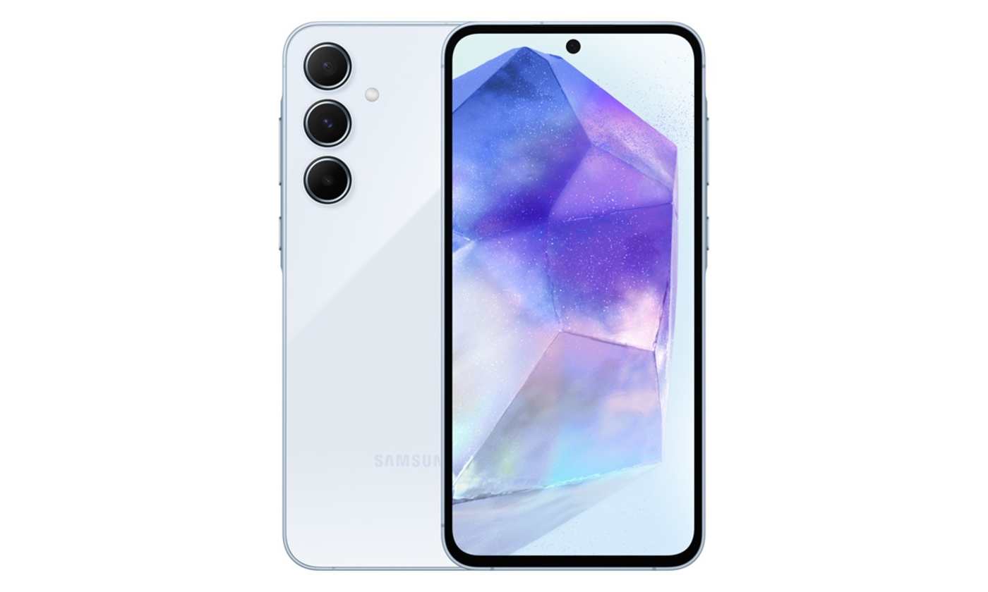 Samsung's midrange Galaxy A55 has a bigger screen and new security features