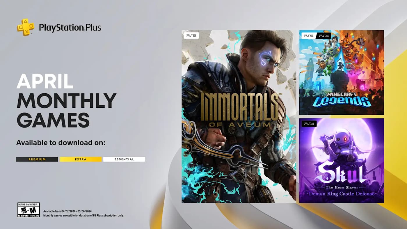 Immortals of Aveum headlines April's PS Plus monthly games