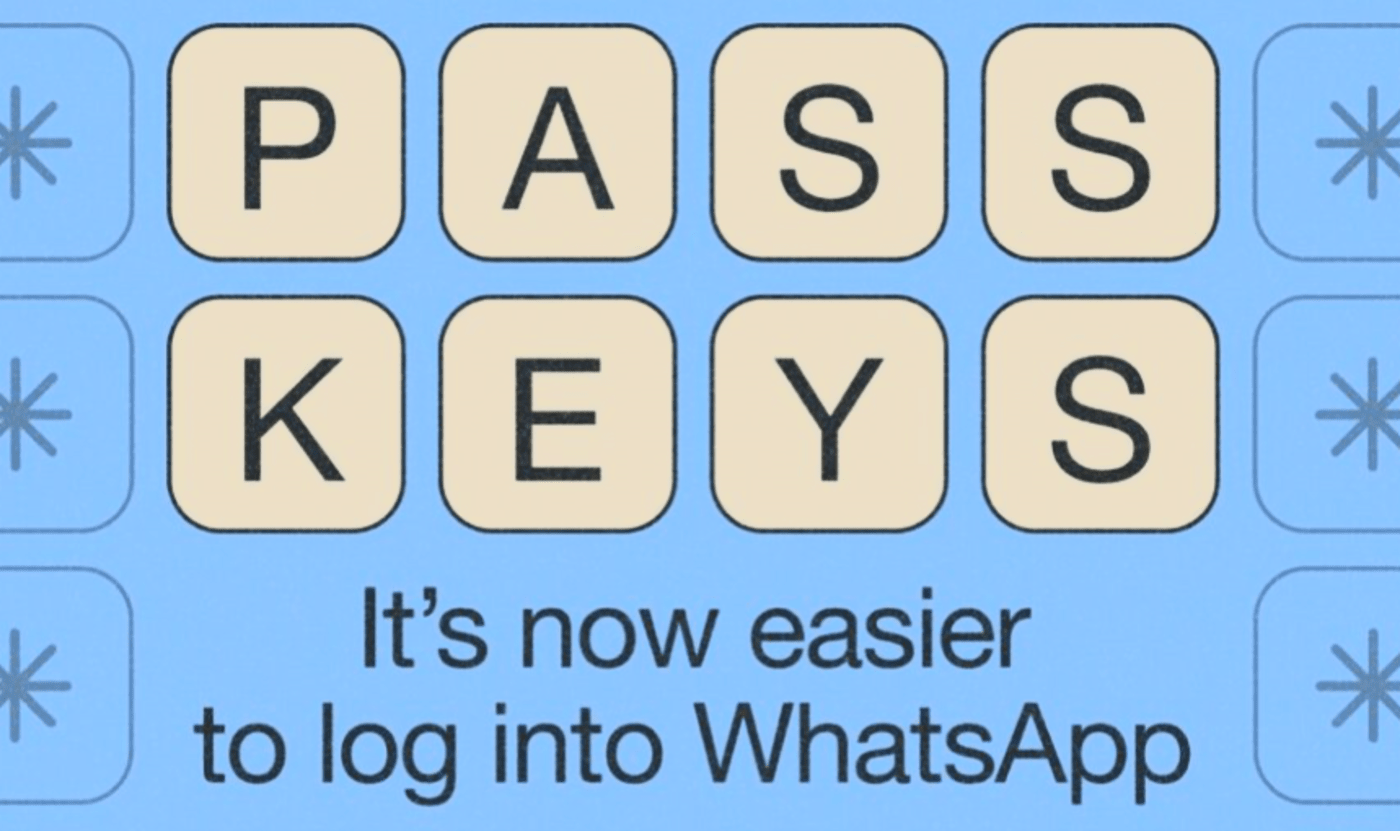 WhatsApp is enabling passkey support on iOS
