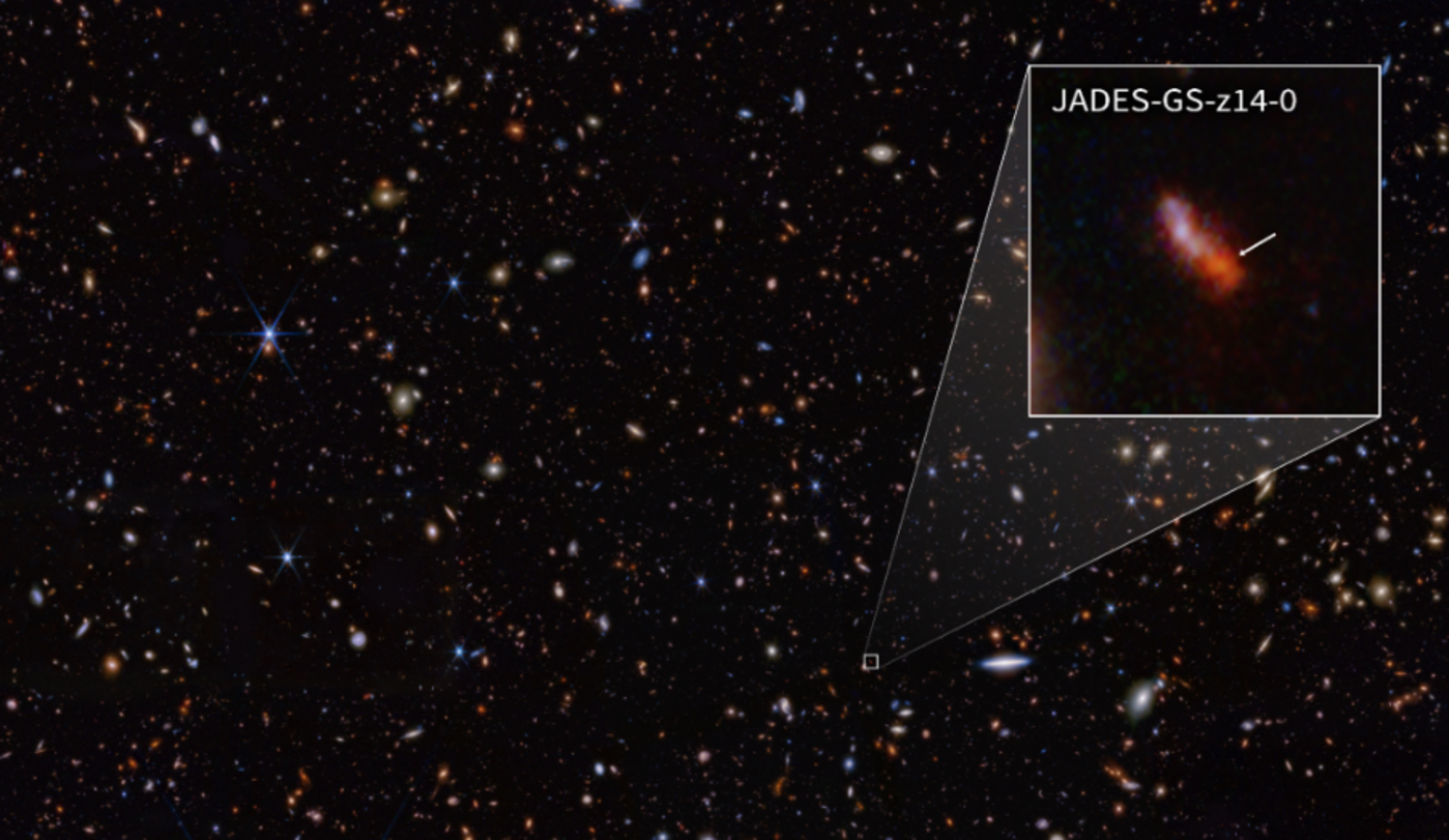 NASA'S James Webb Space Telescope has found the most distant galaxy ever observed