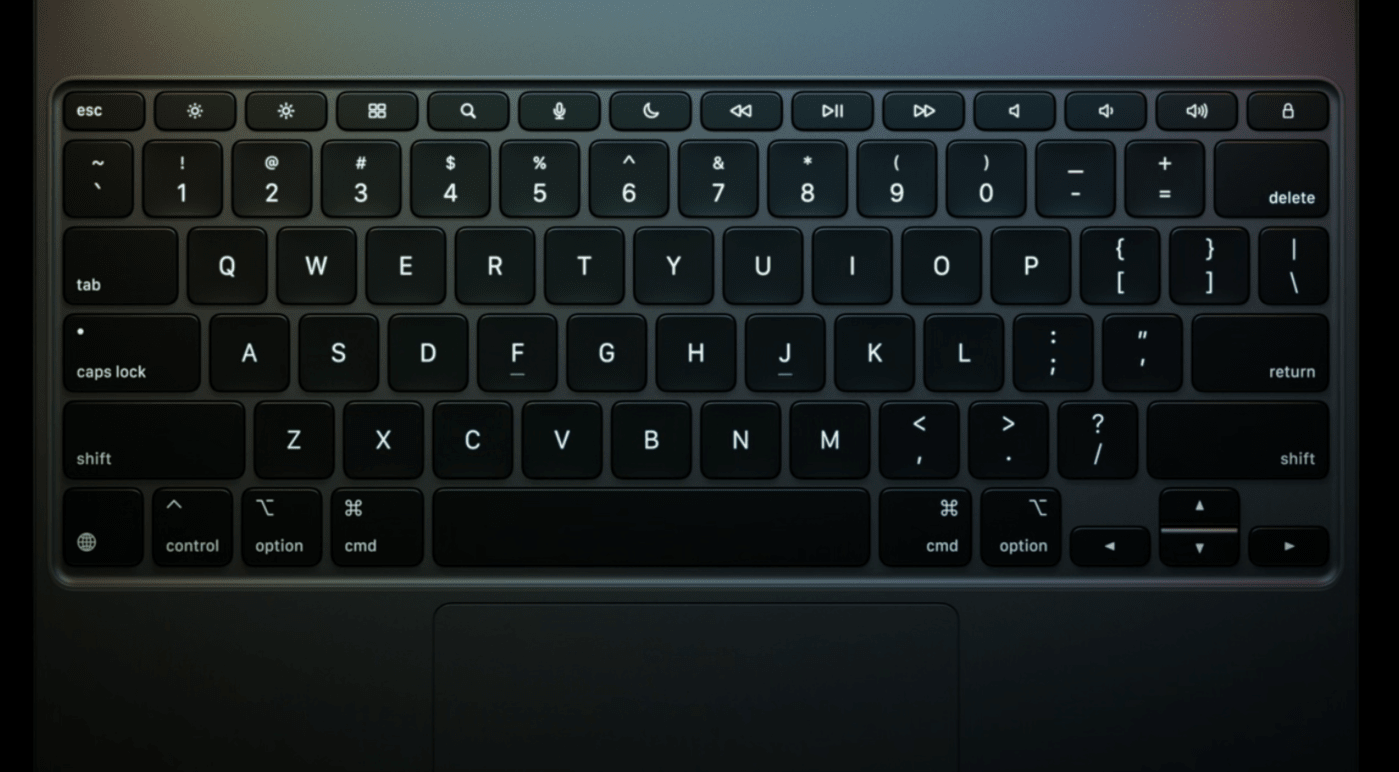 Apple's new Magic Keyboard for the iPad Pro gets a function row and haptic trackpad