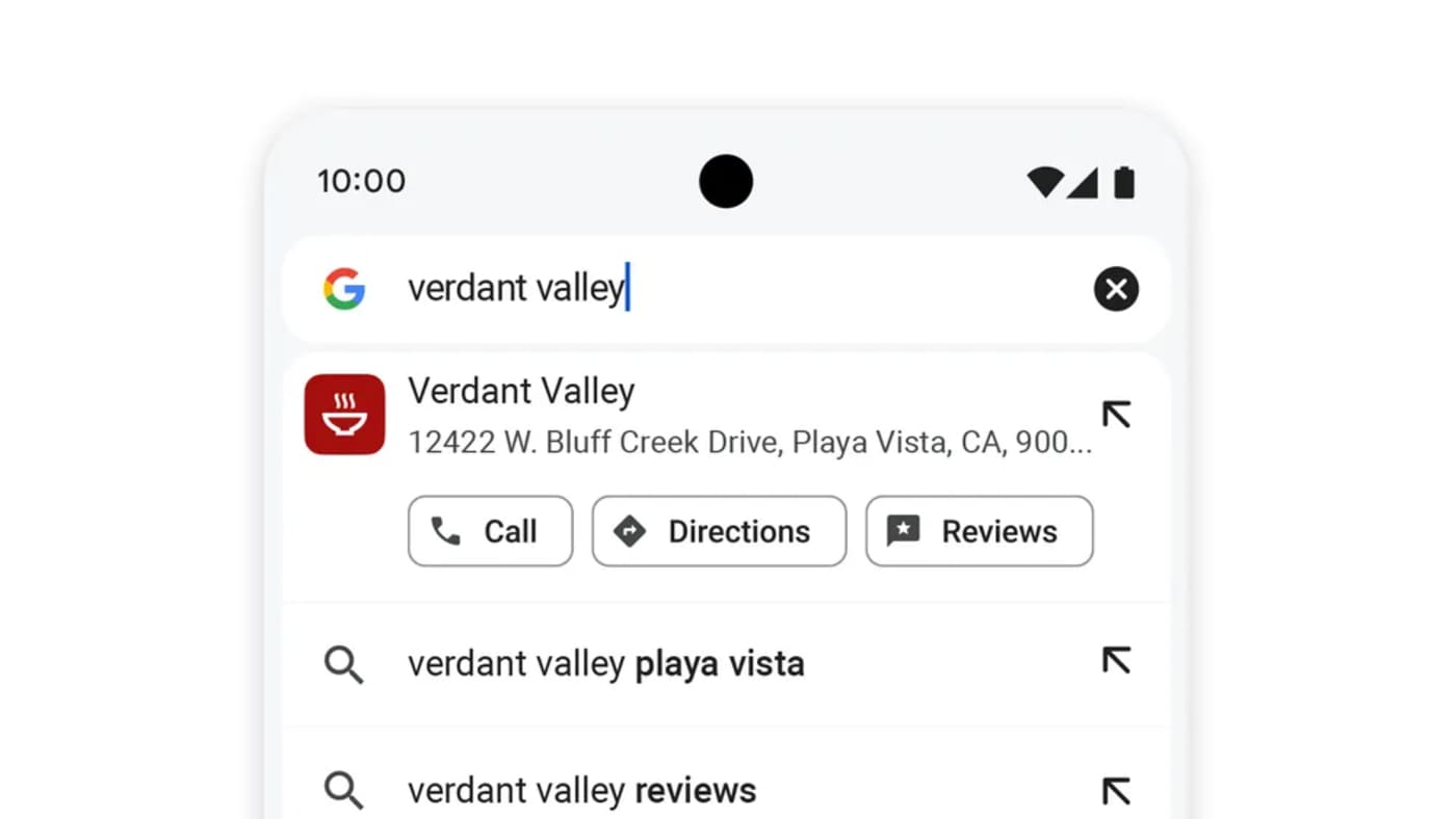 Chrome for mobile adds handy action shortcuts for local businesses
