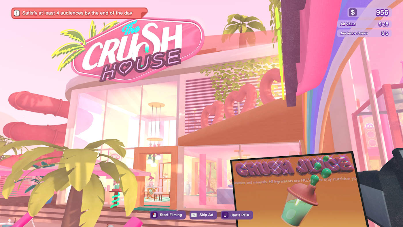 'Thirst-person shooter' The Crush House hits PC on August 9