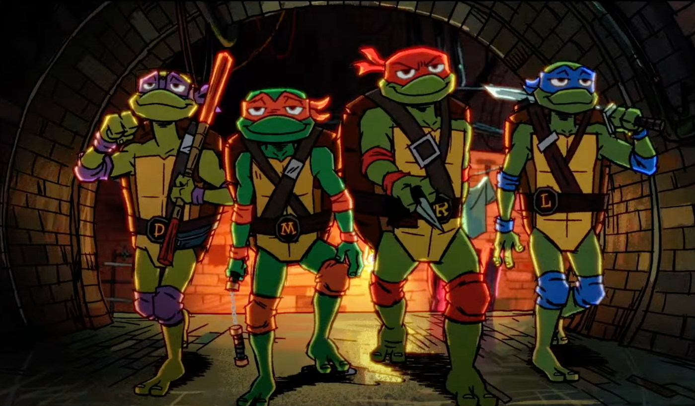 The new 2D animated Teenage Mutant Ninja Turtles show hits Paramount+ on August 9