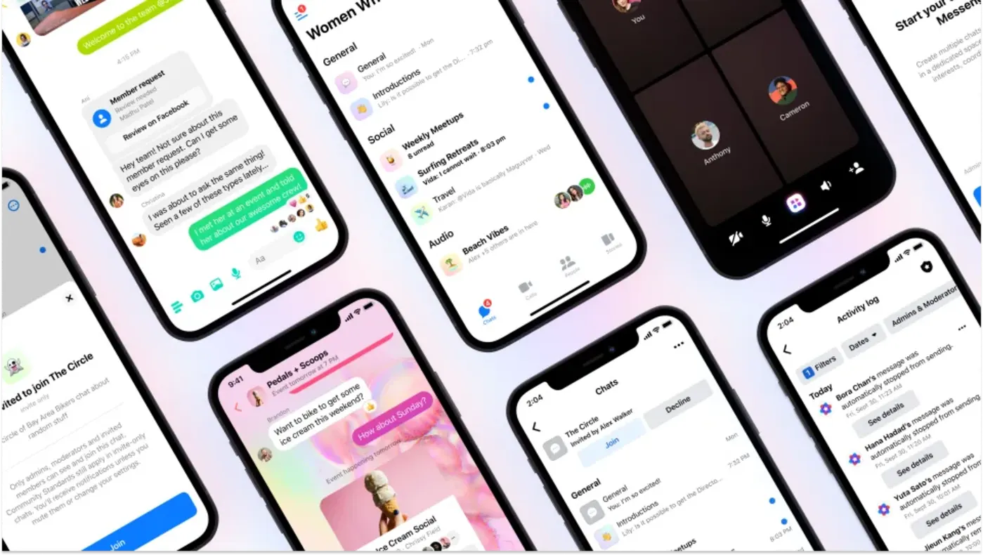 Messenger's new community chats don't need to be connected to Facebook groups