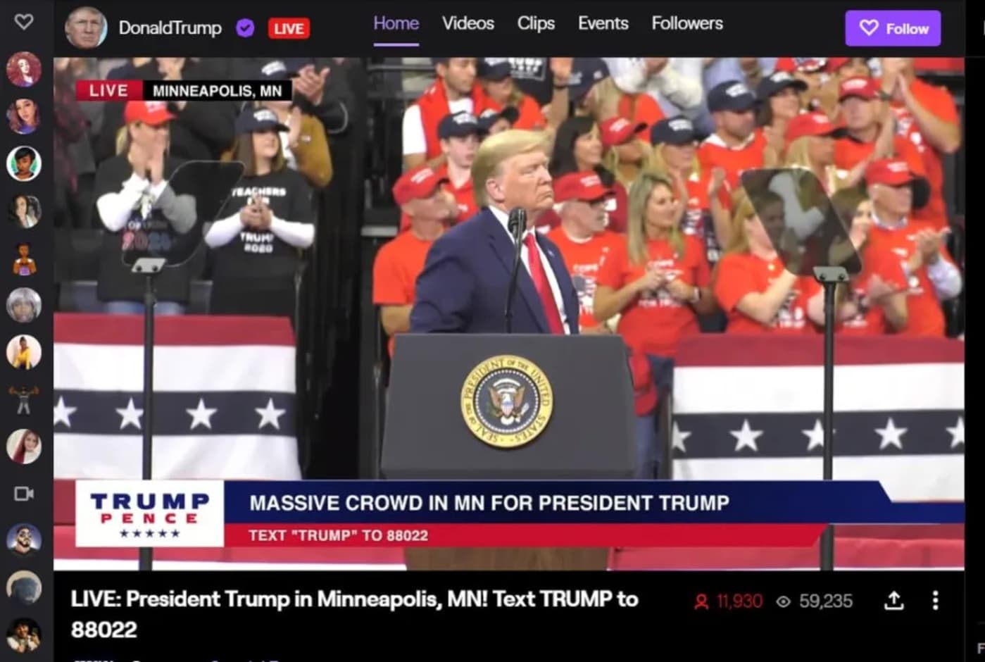 Twitch restores former President Trump's Twitch account