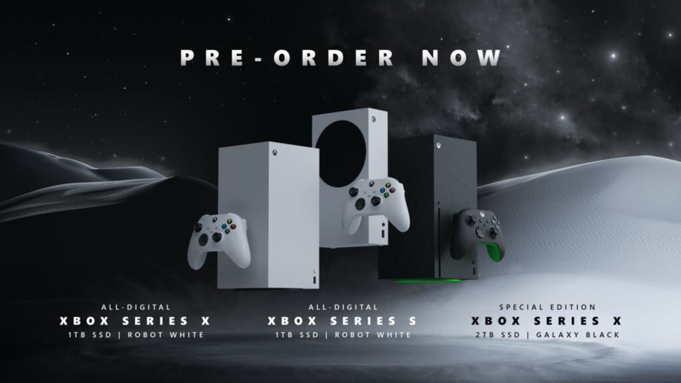 You can pre-order the all-digital Xbox Series X starting today