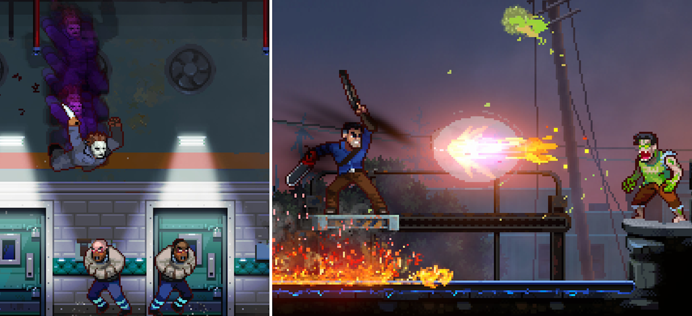 Halloween's Michael Myers and Ash vs. Evil Dead's Ash Williams are getting their own throwback games