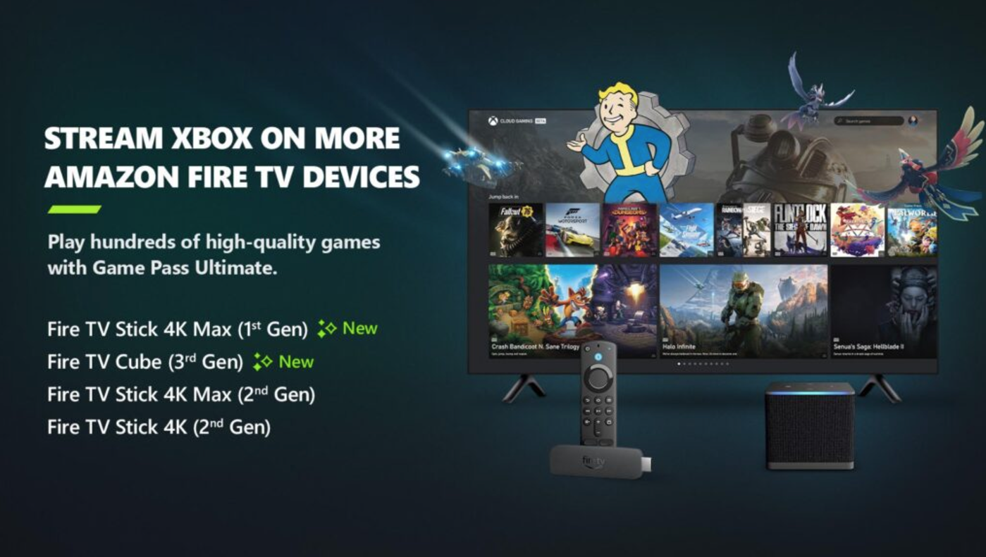 Xbox's streaming app is coming to more Fire TV devices