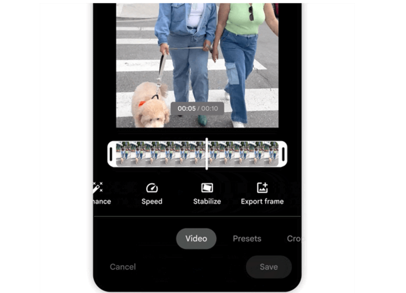 The Google Photos video editor is getting AI, because of course it is