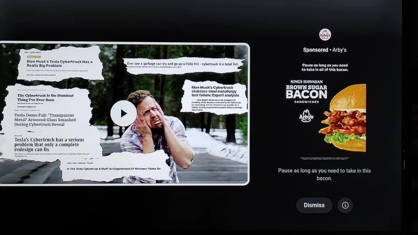 YouTube is now showing ads when you pause videos