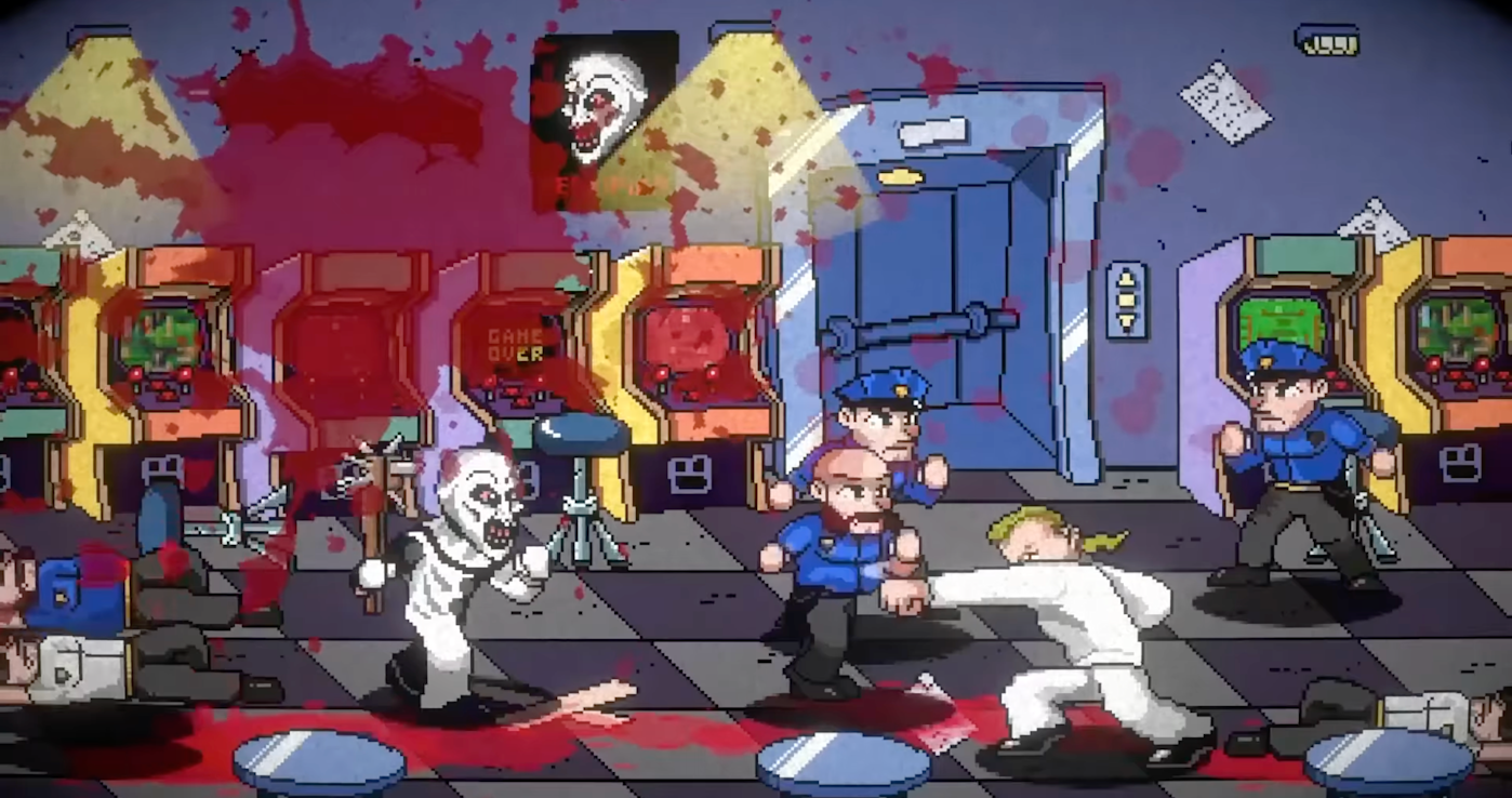 An arcade-style Terrifier beat 'em up game is coming next year