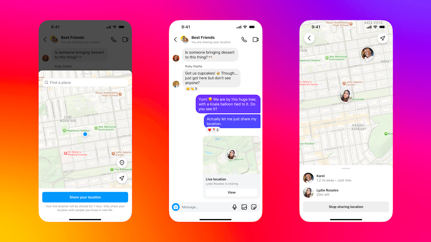 Instagram DMs have a new location-sharing feature