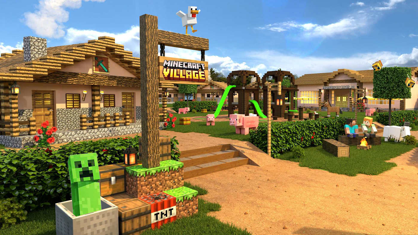Minecraft is getting its own theme parks