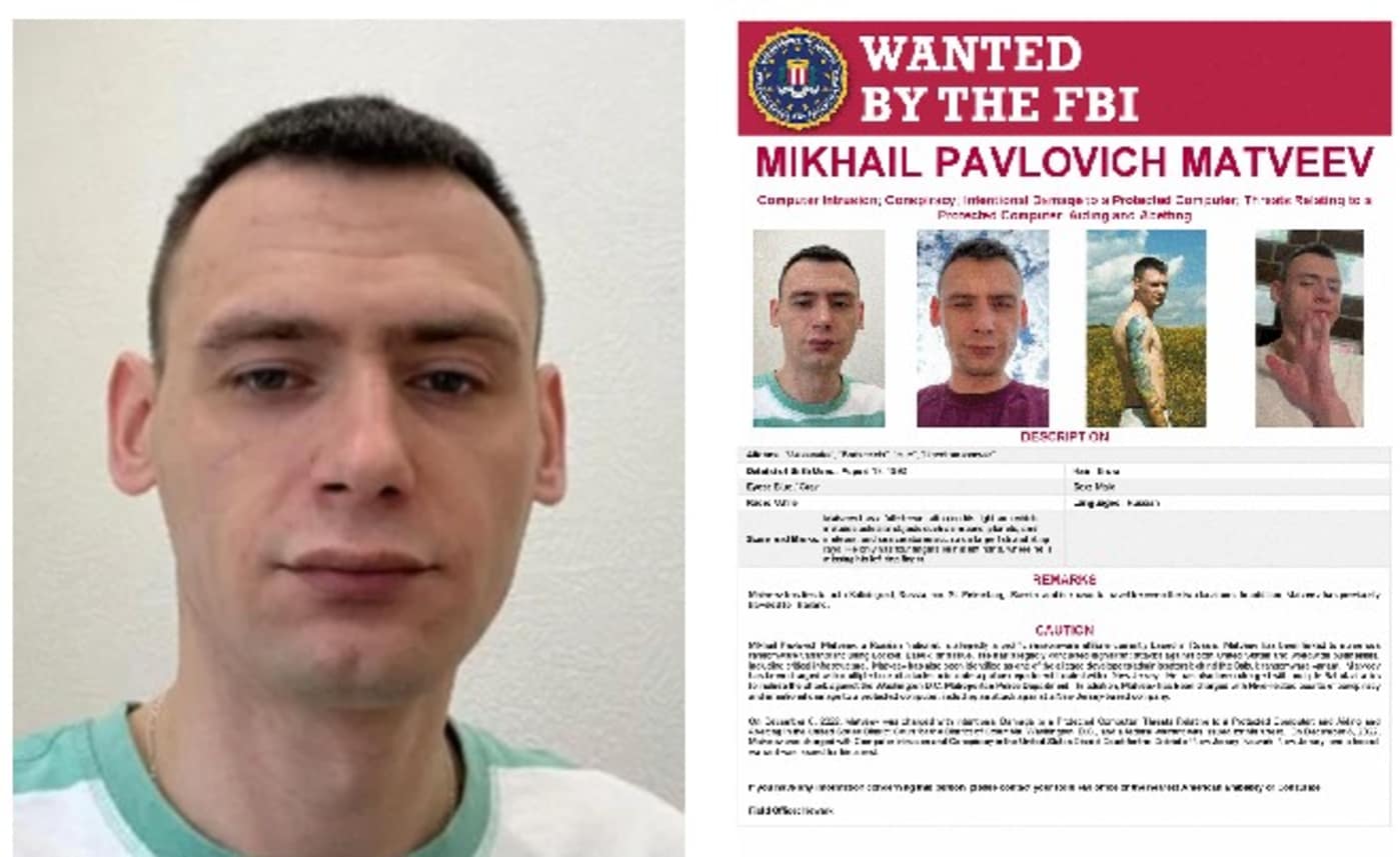 Russia arrests ransomware attacker Wazawaka