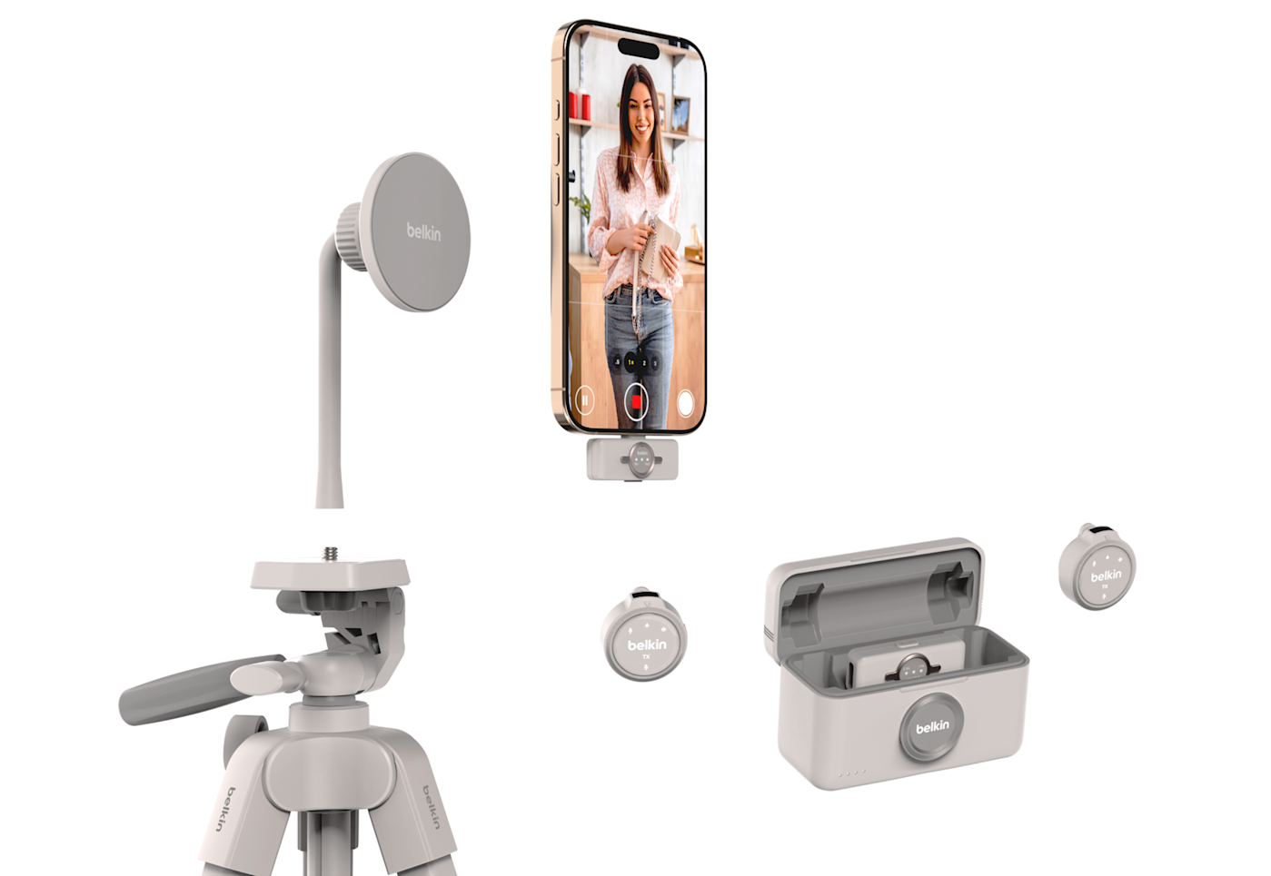 Belkin's new Creator Bundle makes hands-free recording easy