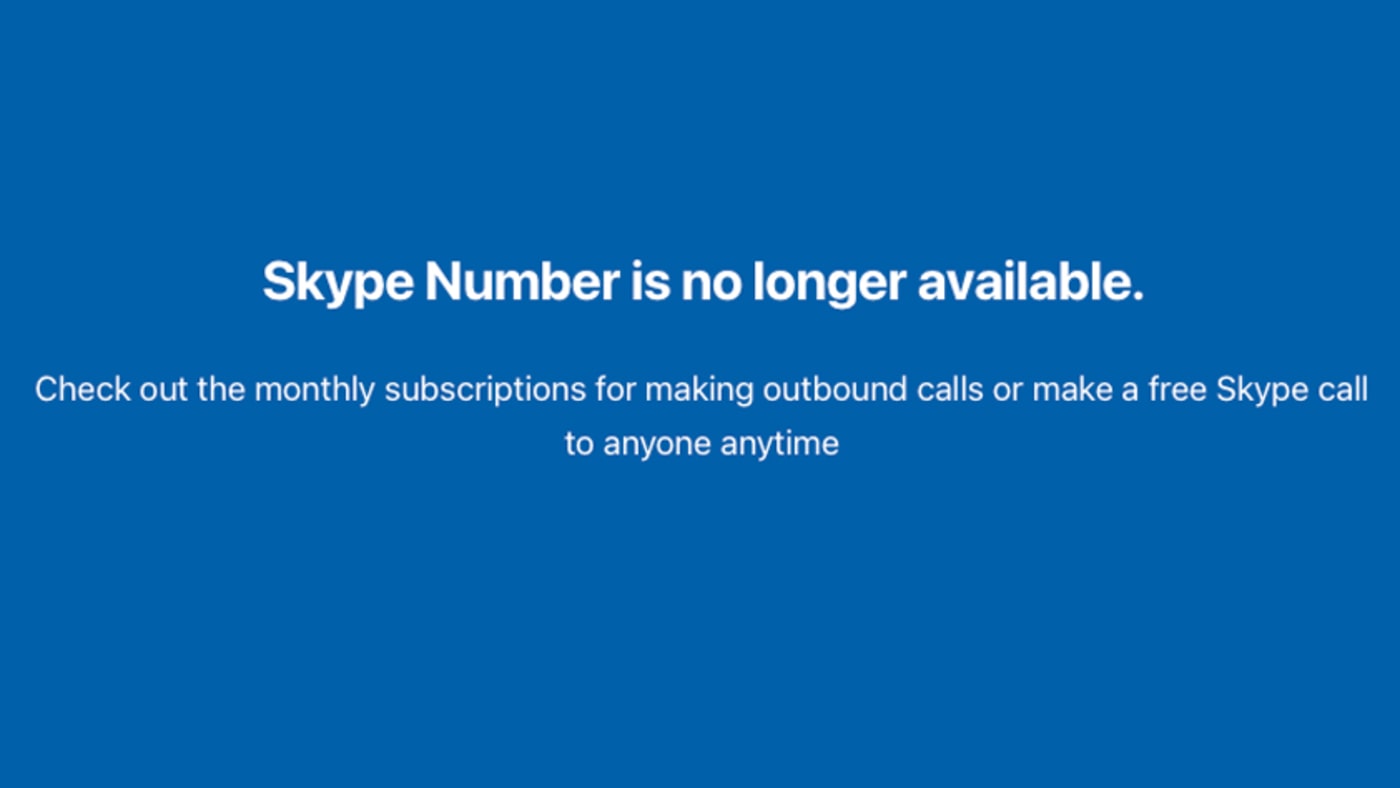 Skype phases out credits and phone numbers