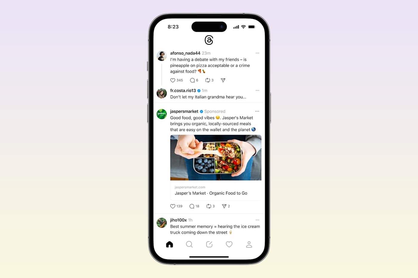 Meta begins a 'small test' of ads on Threads