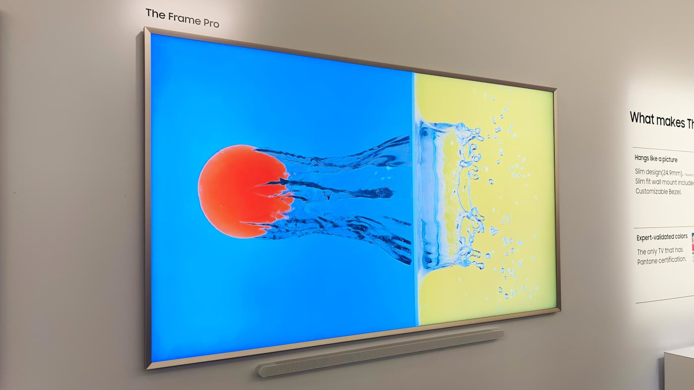 Samsung The Frame Pro at CES 2025: A big upgrade for the art TV