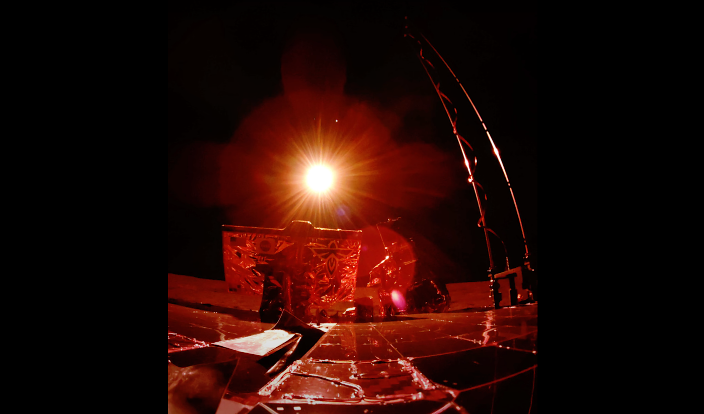 See Firefly's Blue Ghost lander bathed in red during solar eclipse captured from the moon