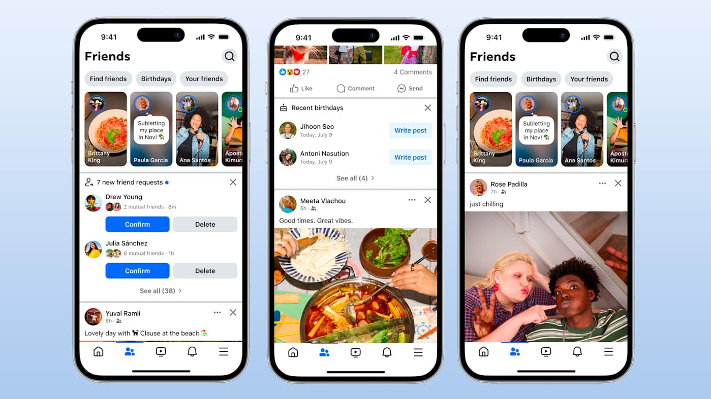 Mark Zuckerberg decides content from your actual friends is an 'OG' Facebook feature