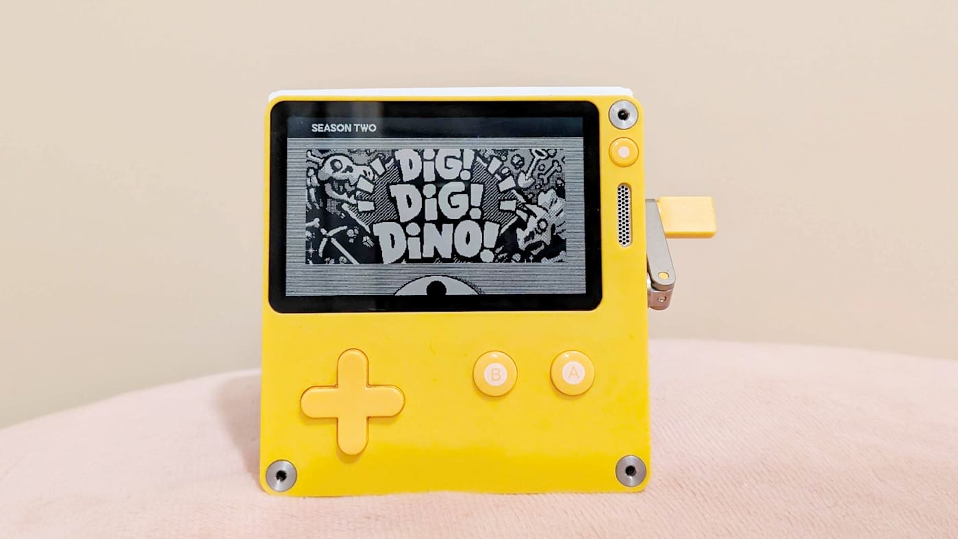 Playdate Season 2 review: Fulcrum Defender, Dig! Dig! Dino! and Blippo+