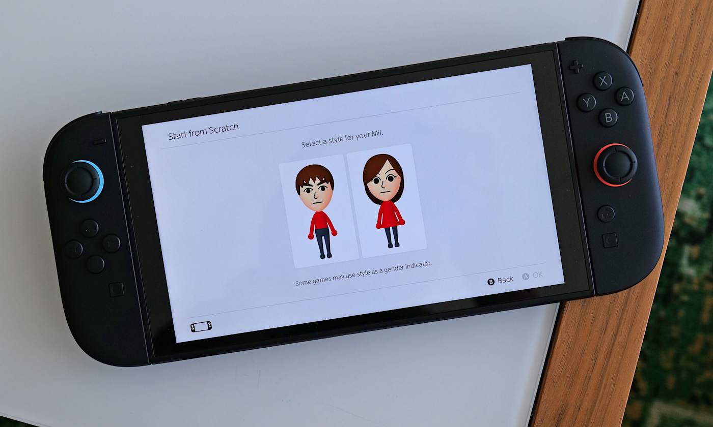 Nintendo Miis are post-gender on Switch 2