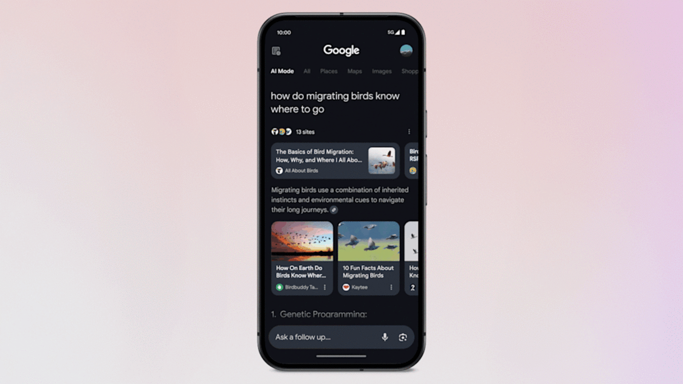 Google expands AI Mode with extra features for search