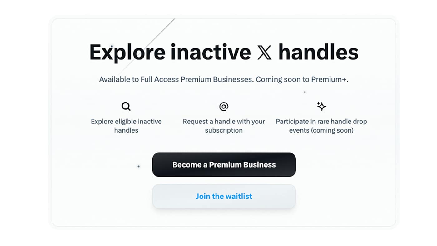 X's handle marketplace will sell some 'rare' usernames for millions of dollars