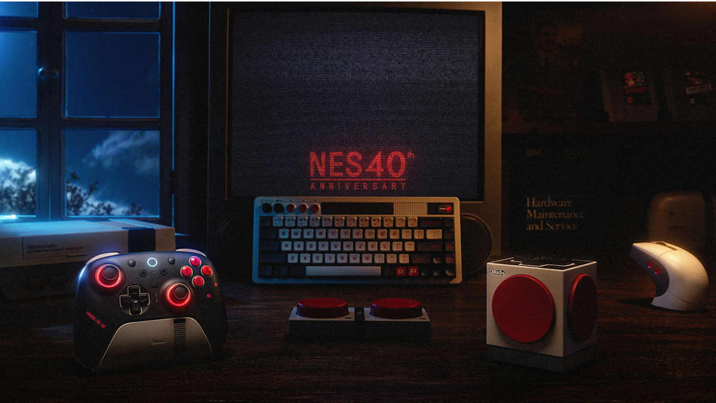 8BitDo drops an NES-inspired collection for the console's 40th anniversary
