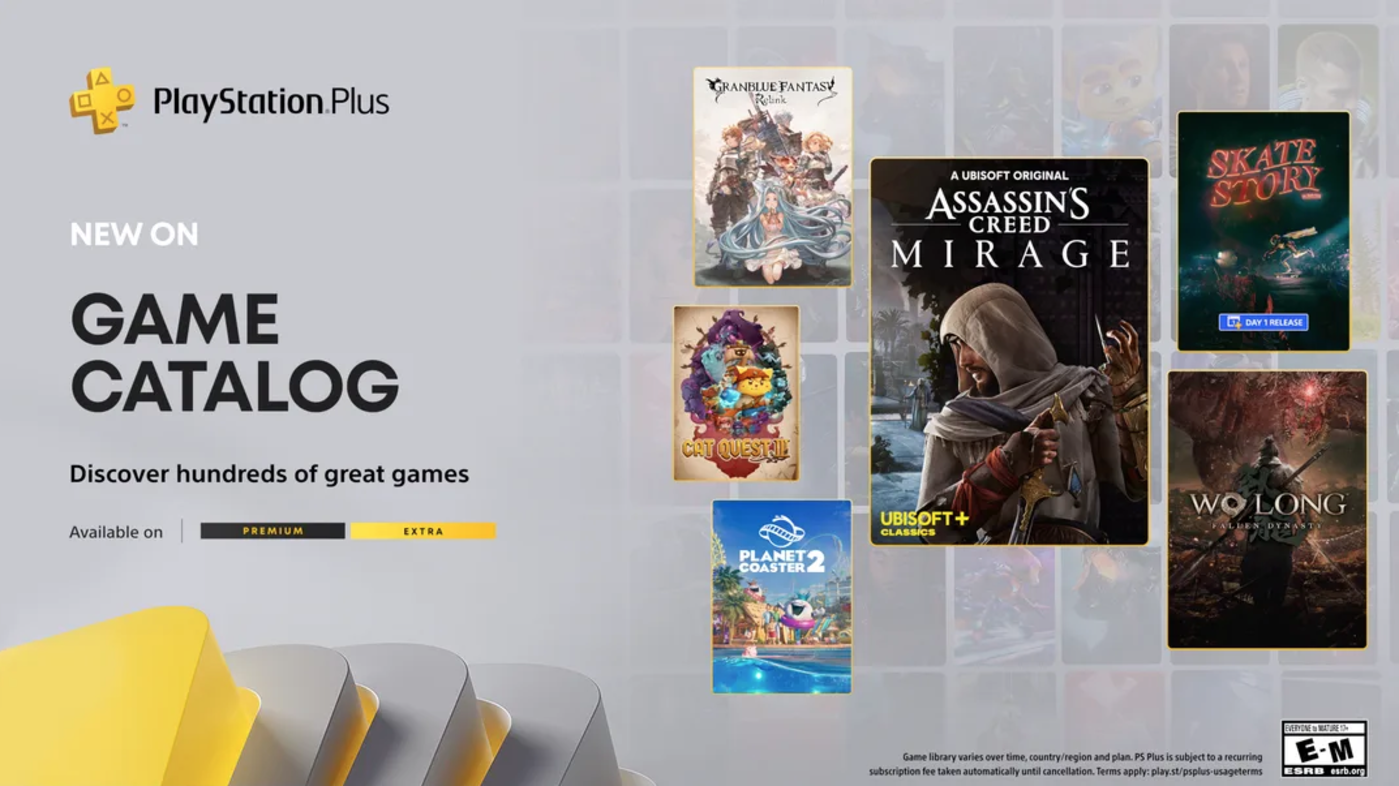 PS Plus Game Catalog additions for December include Assassin's Creed Mirage
