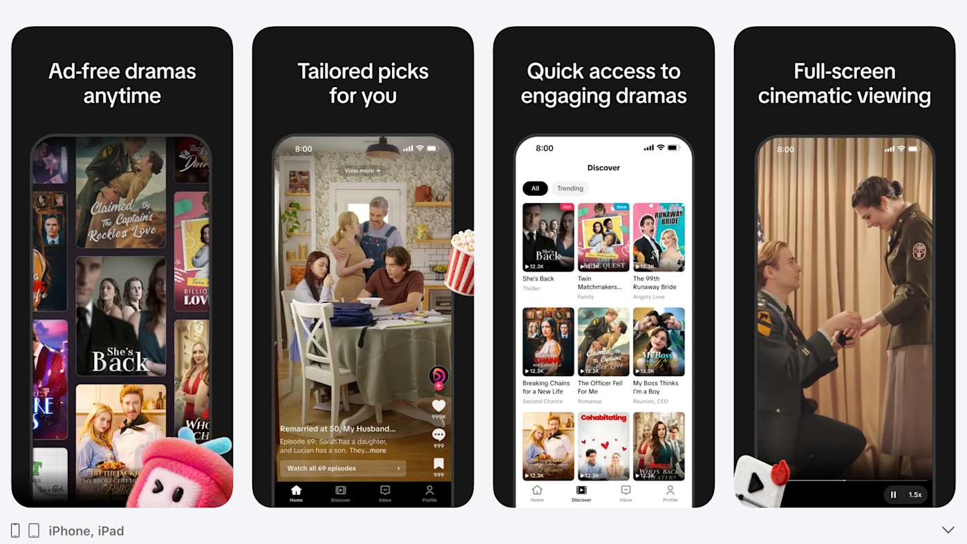 TikTok's latest spinoff app feels a lot like Quibi, but with shorter and cornier content