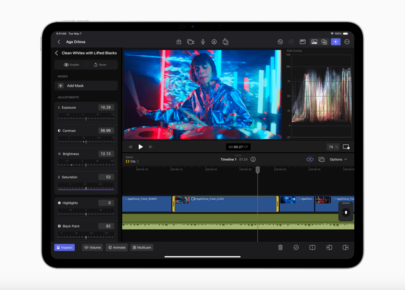 Final Cut Pro for iPad gets support for external drives and live multicam recording