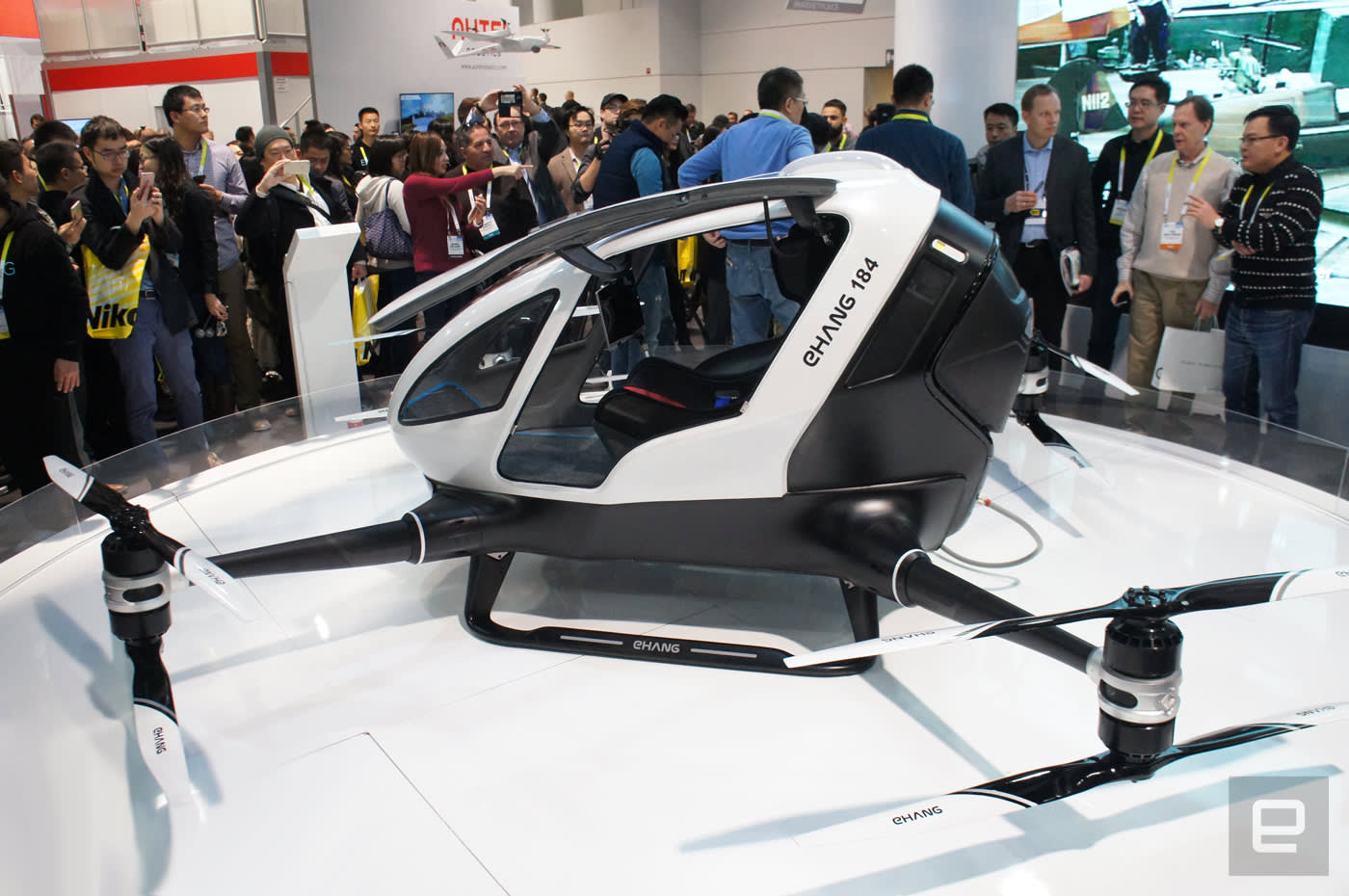 Drone Ridable This supersized drone will fly you to work (or anywhere)