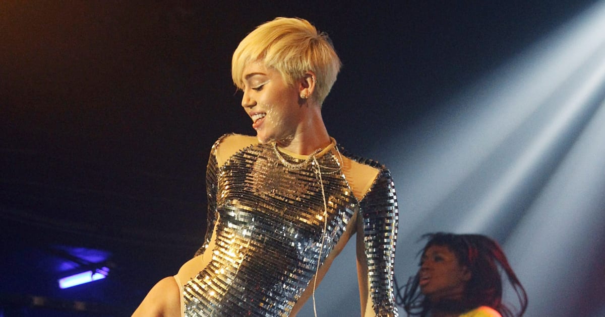 Miley Cyrus Clutches Blow-Up Doll During X-Rated, Nearly 