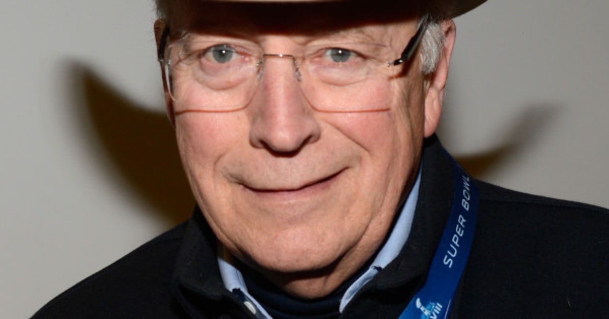 Dick cheney shoots face