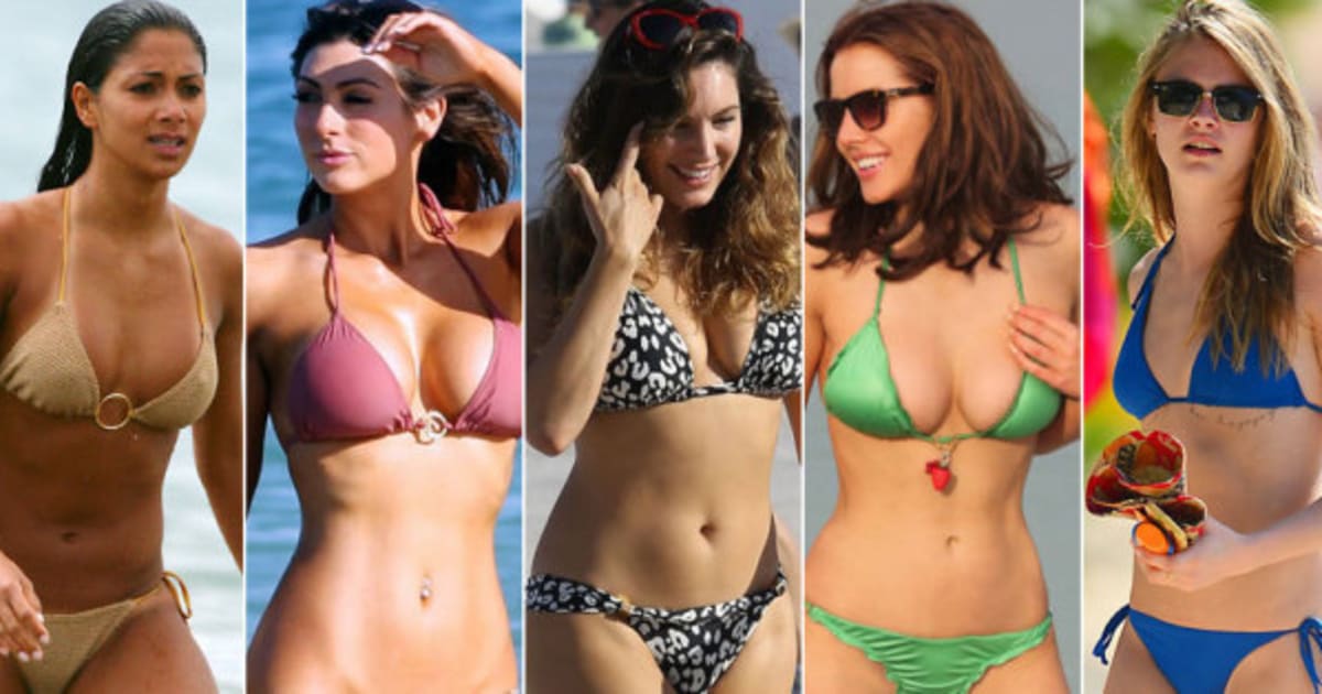 Beach Babes 150 Hot Celebrity Bikini Bodies Pictures
