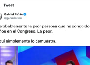 Rufián escucha a una expolítica y estalla: 