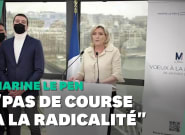 Marine Le Pen s'en prend à Éric Zemmour lors de ses vœux à la