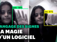 Pour traduire la langue des signes, cette étudiante a conçu un