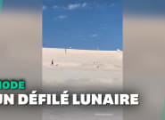 En Carmague, un défilé Jacquemus lunaire sur des dunes de