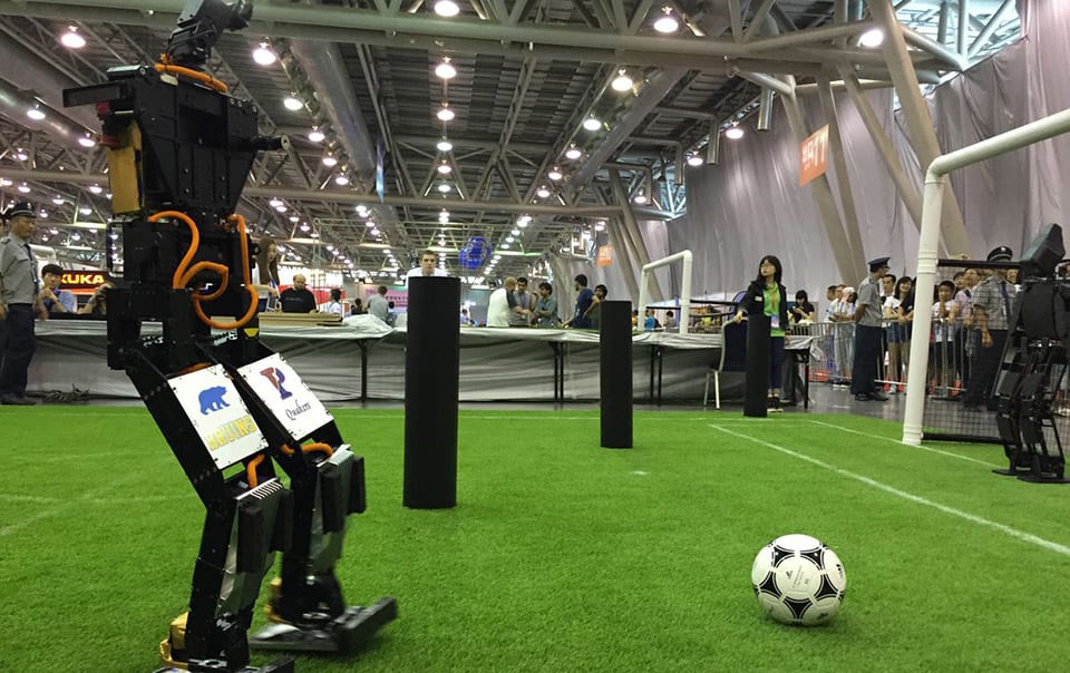 THORwin humanoid machine wins robotic soccer championship