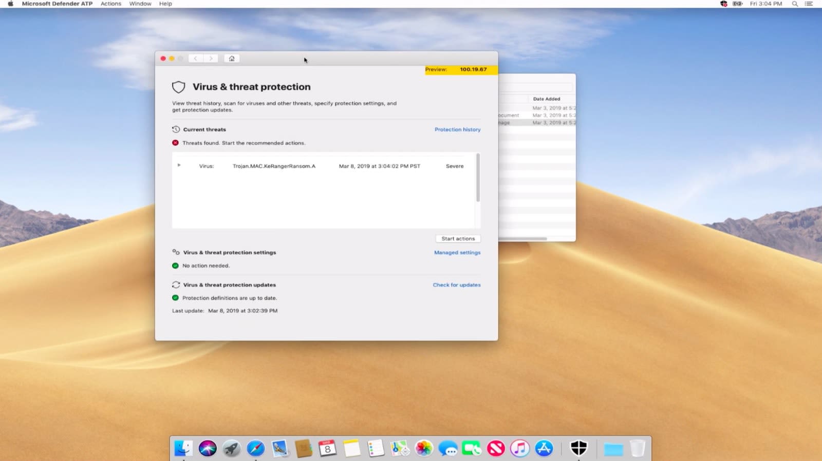 Windows defender on mac