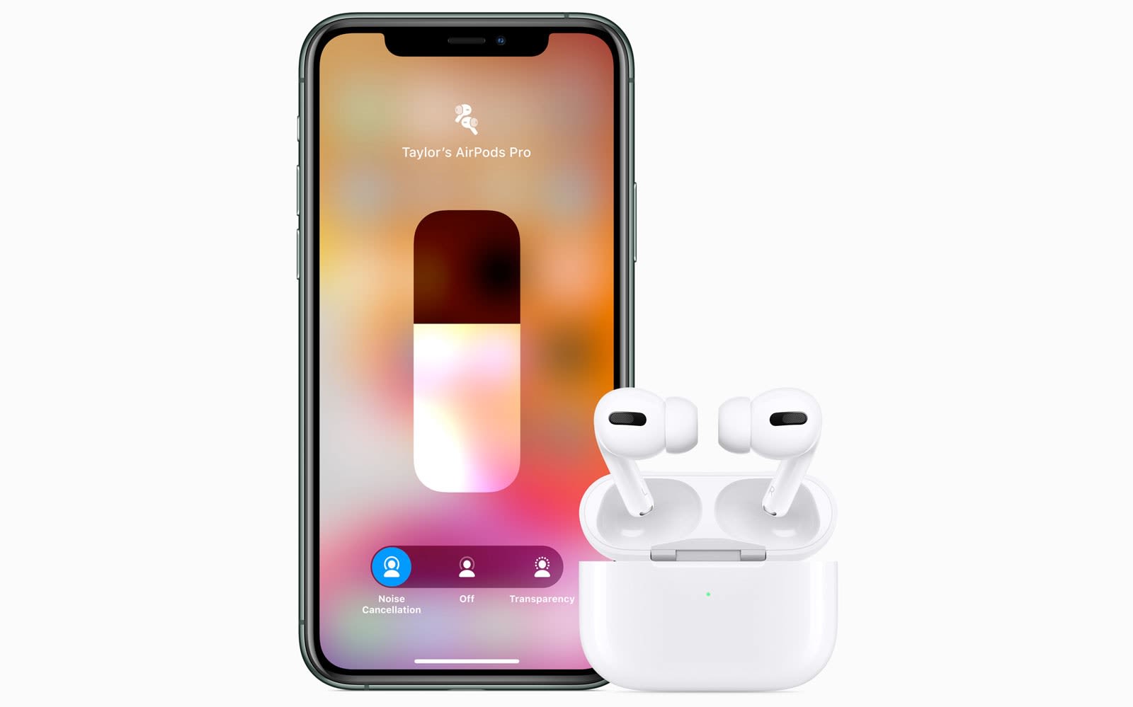Image result for airpod pro with iphone