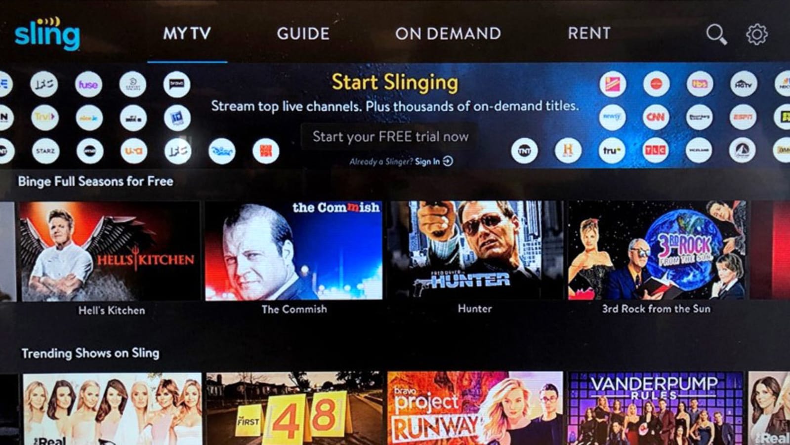 Sling TV's free streaming comes to Android and Amazon ... - 